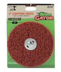 Gator 9006 Paint and Varnish Removing Wheel, 5 in Dia, 1/4 in Arbor