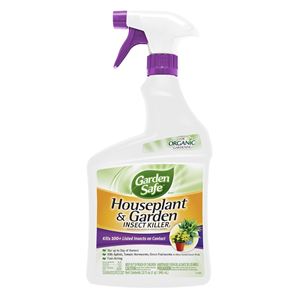 Garden Safe HG-93214 Ready-to-Use Houseplant and Garden Insect Killer, Liquid, Spray Application, 32 fl-oz