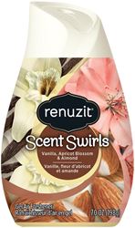 Renuzit 1718004 Air Freshener, 7 oz, Scent Swirls Vanilla, Apricot Blossom & Almond 12 Pack 