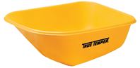 TRUE TEMPER 009908VB Wheelbarrow Tray, 8 cu-ft Capacity, Poly, Yellow 