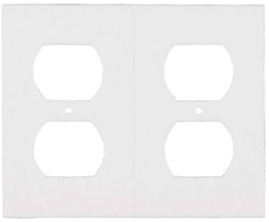 M-D 87916 Wallplate Sealer, Foam, White