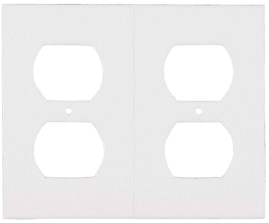 M-D 87916 Wallplate Sealer, Foam, White
