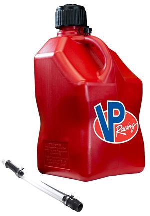 VP Fuel 3516 Motorsport Container, 5 gal Capacity, Polyethylene, Red