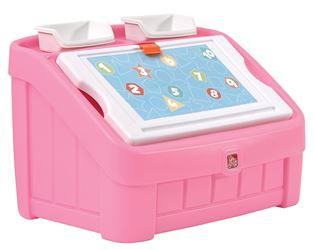 Step2 848899 Toy Box & Art Lid Pink 