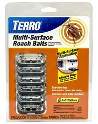 TERRO T500 Multi-Surface Roach Bait, Solid, Cookie Dough 