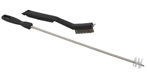 GrillPro 77311 Brush Set, Nylon/Stainless Steel Bristle, Resin Handle 