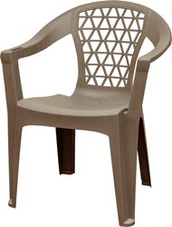 Adams Penza 8220-96-3700 Stack Chair, Polypropylene, Portobello 