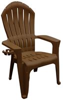 Adams BIG EASY 8390-60-3700 Adirondack Chair, 350 lb Weight Capacity, Polypropylene Seat, Polypropylene Frame 3 Pack 