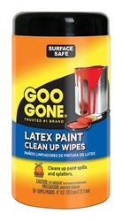 Goo Gone 2222 Clean-Up Wipes, Latex Paint Wipes, Citrus Power 