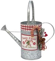 Gerson 2536670 Candy Cane Watering Can, 11.8 in 4 Pack 