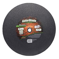 GatorBlade 9682 Cut-Off Wheel, 14 in Dia, 1/8 in Thick, 20 mm Arbor 