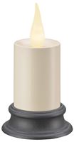 Xodus Innovations FPC1610A Votive Candle, 3.88 in H Candle, Aged Bronze/Ivory Candle, AA Alkaline Battery, LED Bulb  6 Pack