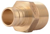 SharkBite UC134LFA10 Pipe Connector, 3/4 in, MNPT, Brass, 160 psi Pressure 