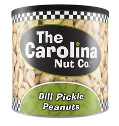 The Carolina Nut Co. 11004 Peanuts, Dill Pickle Flavor, 12 oz Can 6 Pack 