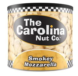 The Carolina Nut Co. 11012 Peanuts, Smokey Mozzarella Flavor, 12 oz Can 6 Pack 