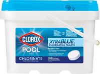 Clorox Pool & Spa XtraBlue 23005CLX Chlorinating Tablet, Solid, Chlorine, 5 lb 4 Pack 