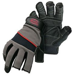 Boss 5201M Carpenter Gloves, M, Shortened Thumb, Wrist Strap Cuff, PVC 