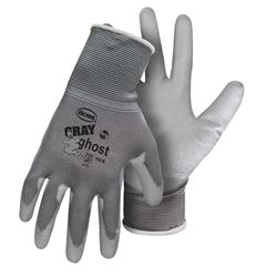 Boss 3000-XL Work Gloves, XL, Knit Wrist Cuff, Nylon, Gray 