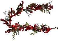 Santas Forest 38507 Garland Berry, 5 ft 6 Pack 