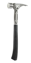 STILETTO TI-BONE MINI TBM14RSC Straight Claw, Smooth Face Hammer, 14 oz Head, Titanium Head, Black Handle 