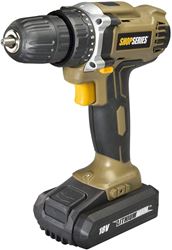 ROCKWELL Shop SS2811 Compact Drill Kit, Battery Included, 18 V, 1.3 Ah, 3/8 in Chuck, Keyless Chuck