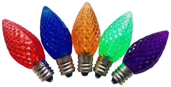 Santas Forest 24770 Bulb, Candelabra Lamp Base, LED Lamp, Crystal Multi Light
