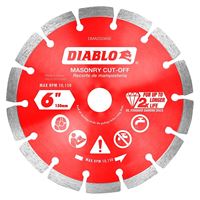Diablo DMADS0600 Saw Blade, 6 in Dia, Segmented Rim, 1/PK 