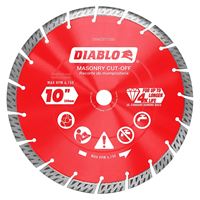 Diablo DMADST1000 Saw Blade, 10 in Dia, Segmented Rim, 1/PK 
