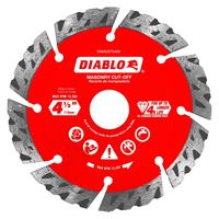 Diablo DMADST0450 Saw Blade, 4-1/2 in Dia, Segmented Rim, 1/PK 