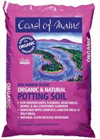 Coast of Maine Harbor Blend 1CBBH2 Bar Organic Potting Soil, 2 cu-ft Bag 