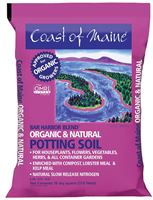 Coast of Maine Harbor Blend 1CBBH16 Bar Organic Potting Soil, 16 qt Bag 