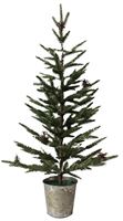 Hometown Holidays 44636 Frosted Tree, 3 ft H, Cypress Family  4 Pack