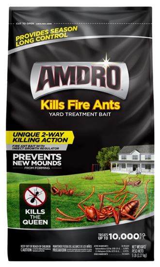 Amdro 100537440 Fire Ant Bait Solid, Solid, Characteristic, 5 lb Bag