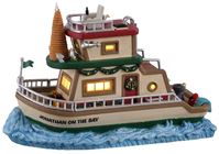 Lemax 15754 Jonathans Houseboat on the Bay Figurine  4 Pack 