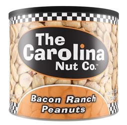 The Carolina Nut Co. 11010 Peanuts, Bacon Ranch Flavor, 12 oz Can