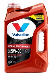 VALVOLINE 881163 Synthetic Blend Motor Oil, 5W-30, 5 qt Jug