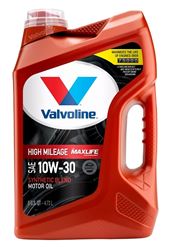 VALVOLINE 881161 Synthetic Blend Motor Oil, 10W-30, 5 qt Jug