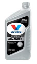 VALVOLINE VV935 Advanced Full Synthetic Motor Oil, 10W-30, 1 qt Bottle