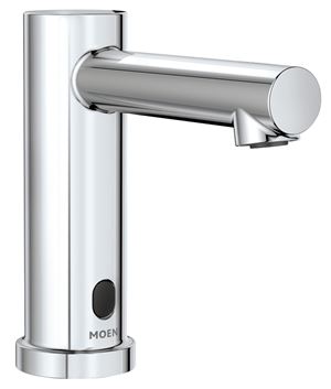 Moen M-Power Series 8559 Electronic Lavatory Faucet, 0.5 gpm, Cast Brass, Chrome Plated, Fixed Spout