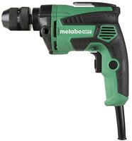 Metabo HPT D10VH2M Electric Drill, 7 A, 3/8 in Chuck, Keyless Chuck, 8 ft L Cord 