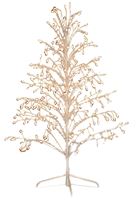Hometown Holidays 60649 Christmas Tree, 6 ft H, Weeping Family, CUL Adapter, Mini Light Bulb, Cool White Light  4 Pack 