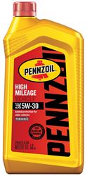 Pennzoil 550022838 Motor Oil, 5W-30, 1 qt Bottle, Pack of 6 