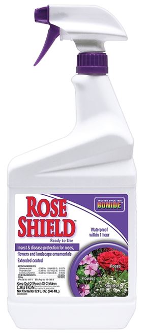 Bonide Rose Shield 982 Insecticide, Liquid, Spray Application, 1 qt Bottle