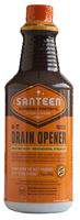 SANTEEN 200-6 Drain Opener, Liquid, Brown, Distinct, 32 oz