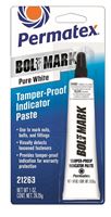 Permatex Bolt Mark 21263 Indicator Paste, 6 mL Tube, Liquid, Pure White