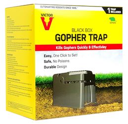 Victor 0626 Black Box Gopher Trap 