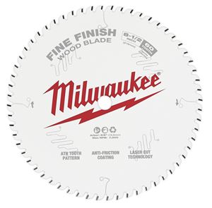Milwaukee 48-40-0826 Circular Saw Blade, 8-1/2 in Dia, 5/8 in Arbor, 60-Teeth, Carbide Cutting Edge