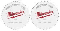 Milwaukee 48-40-1036 Circular Saw Blade, 10 in Dia, 5/8 in Arbor, 40, 60-Teeth, Carbide Cutting Edge 