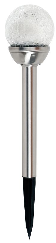 Boston Harbor 26200 Light Stake, Ni-Mh Battery, 1-Lamp, LED Lamp, Stainless Steel Glass Fixture, Battery Included: Yes 16 Pack - VORG8759086