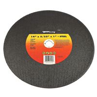 Forney 72356 Cut-Off Wheel, 14 in Dia, 5/32 in Thick, 1 in Arbor, Aluminum Oxide Abrasive 